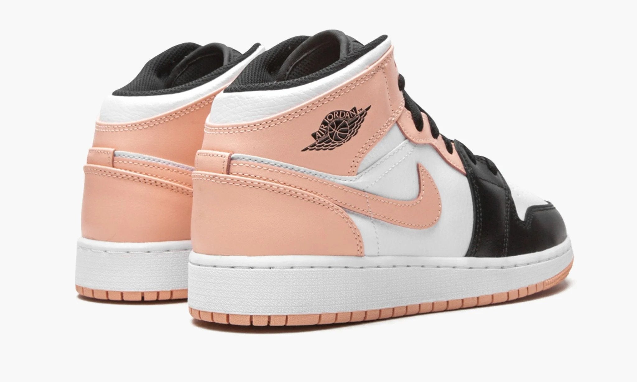 Air Jordan 1 Mid GS "Crimson Tint Toe" - 554725 133 | Grailshop