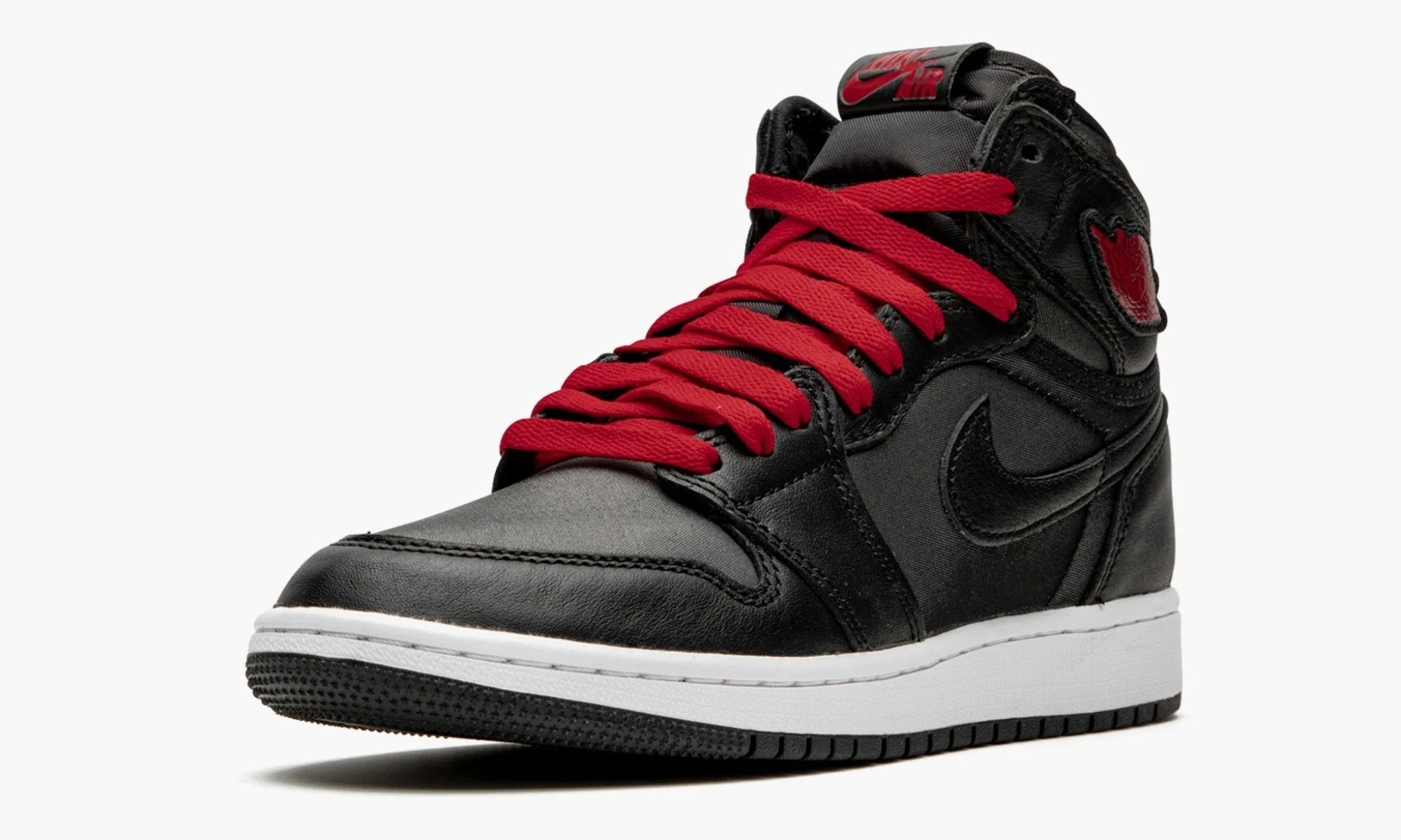 Air Jordan 1 High Retro GS "Black Satin/Gym Red" - 575441 060  | Grailshop