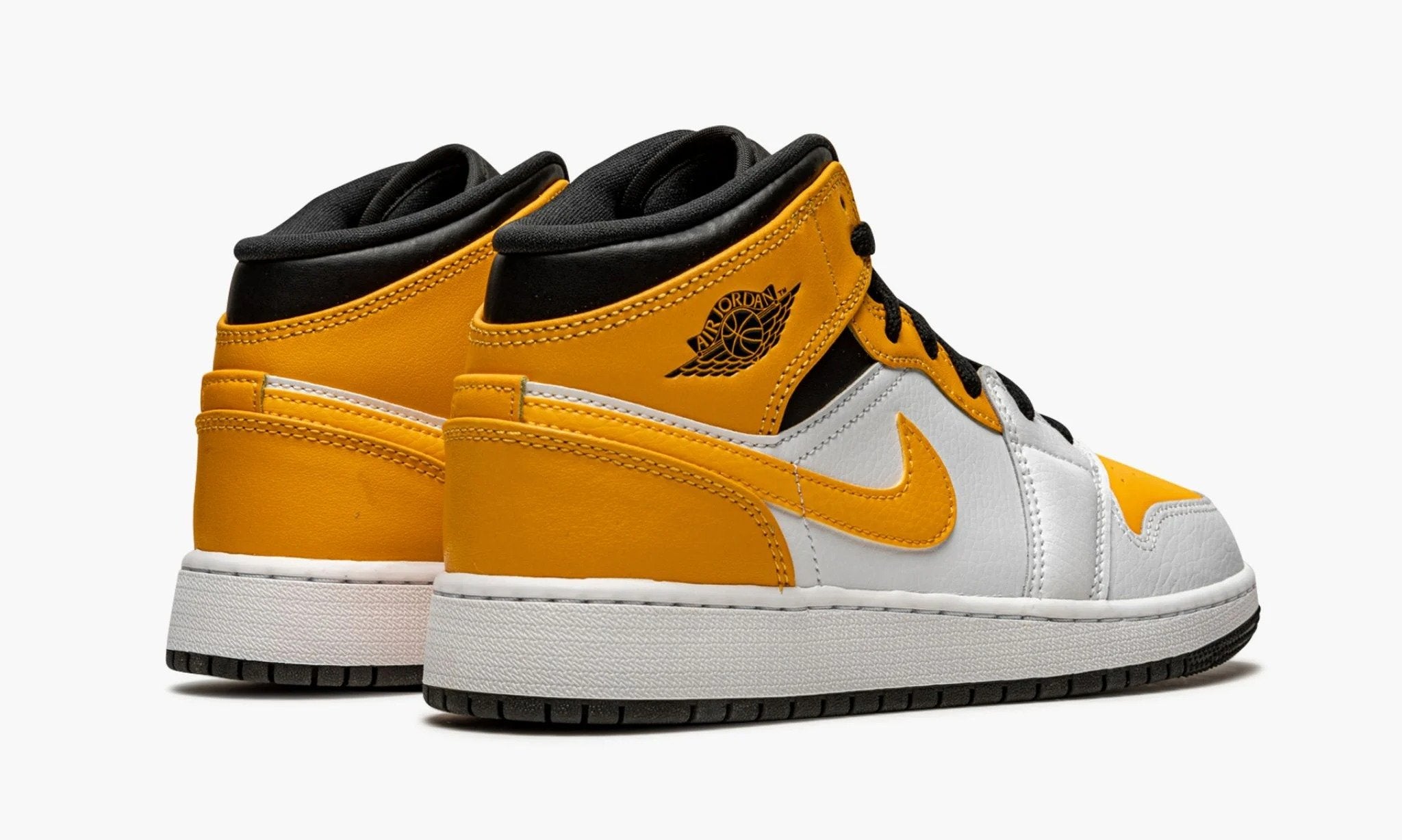 Nike Air Jordan 1 Mid GS "White / University Gold" - 554725 170 | ARCA