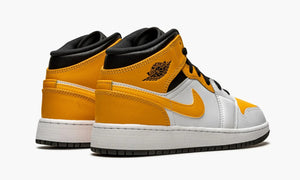 Nike Air Jordan 1 Mid GS "White / University Gold" - 554725 170 | ARCA
