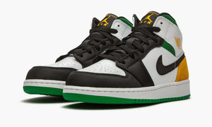 Nike Air Jordan 1 Mid SE GS "Laser Orange / Lucky Green" - BQ6931 101 | ARCA