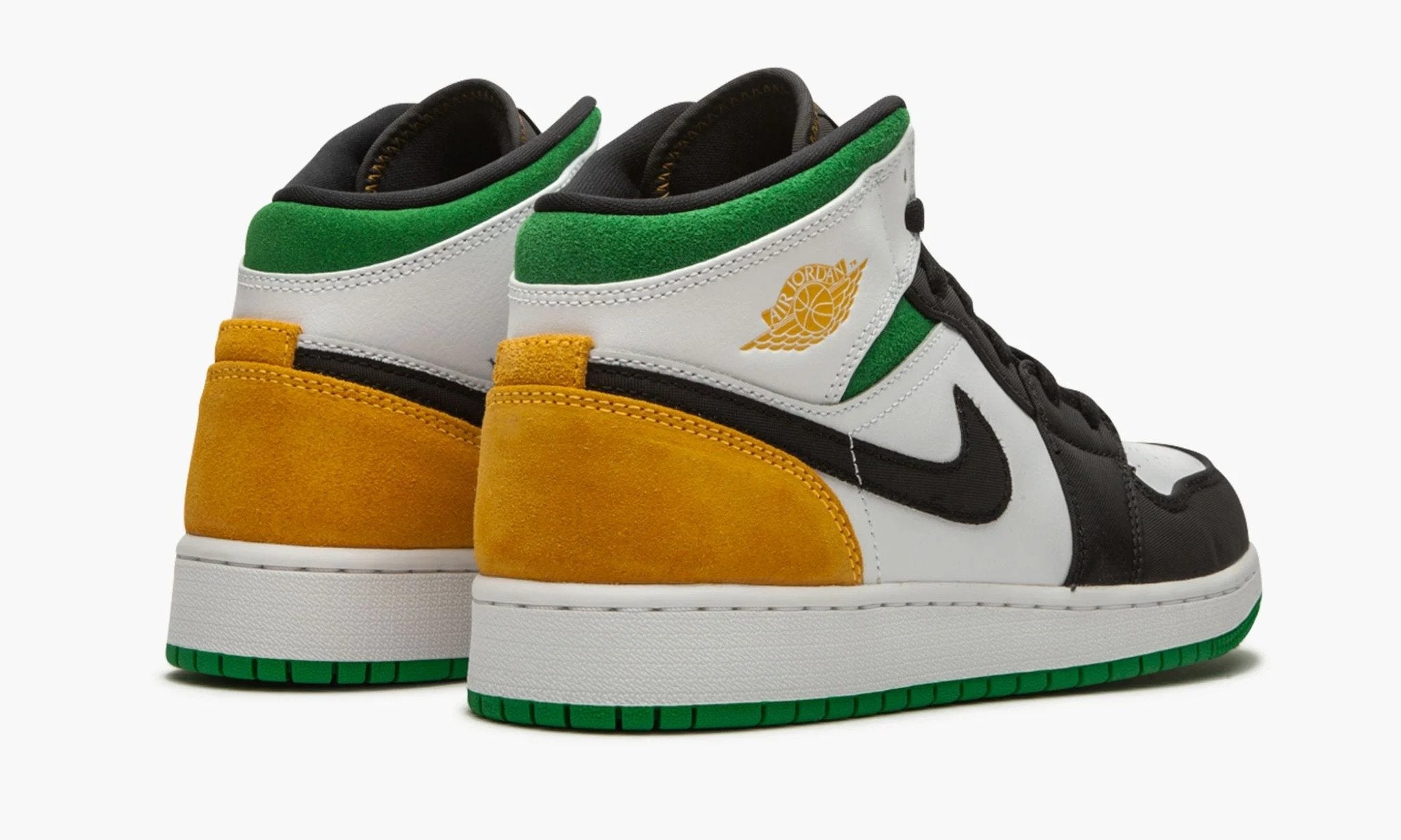 Nike Air Jordan 1 Mid SE GS "Laser Orange / Lucky Green" - BQ6931 101 | ARCA
