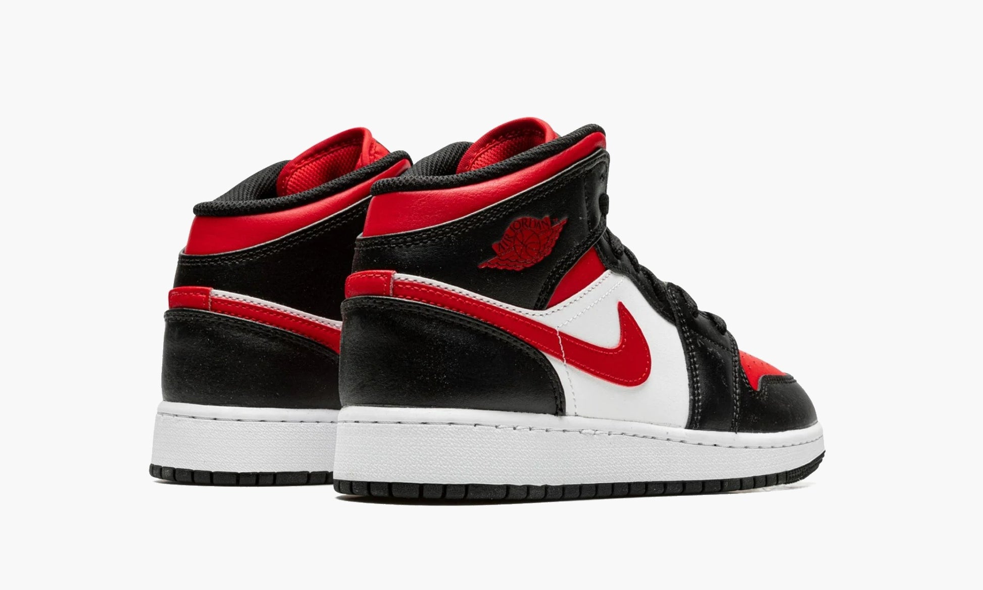 Air Jordan 1 Mid GS "Black Fire Red" - 554725 079 | Arcastore