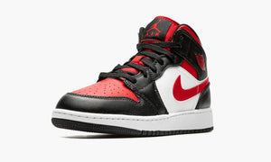 Air Jordan 1 Mid GS "Black Fire Red" - 554725 079 | Arcastore