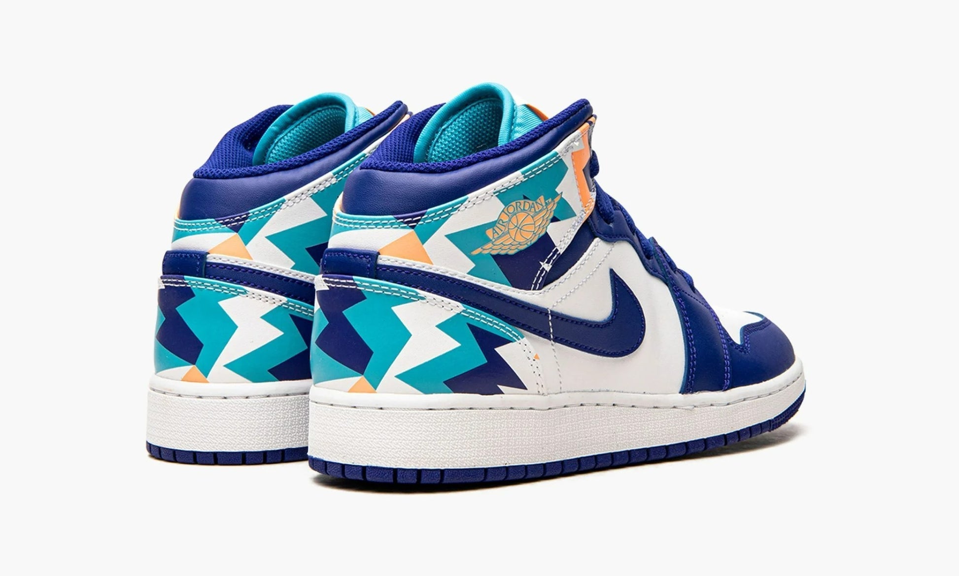 Air Jordan 1 Mid GS "Geometric Print" - 555112 105 | Arcastore