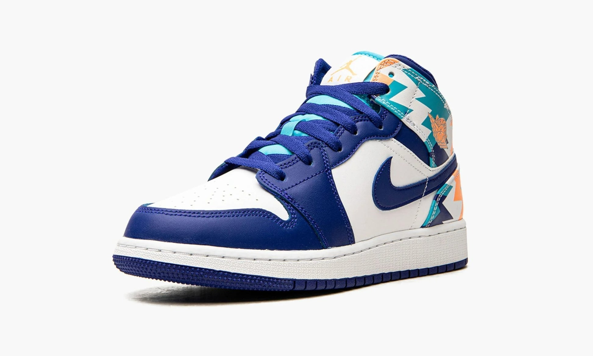 Air Jordan 1 Mid GS "Geometric Print" - 555112 105 | Arcastore