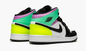 Air Jordan 1 Mid GS "Pastel Black Toe" - 554725 175 | Arcastore