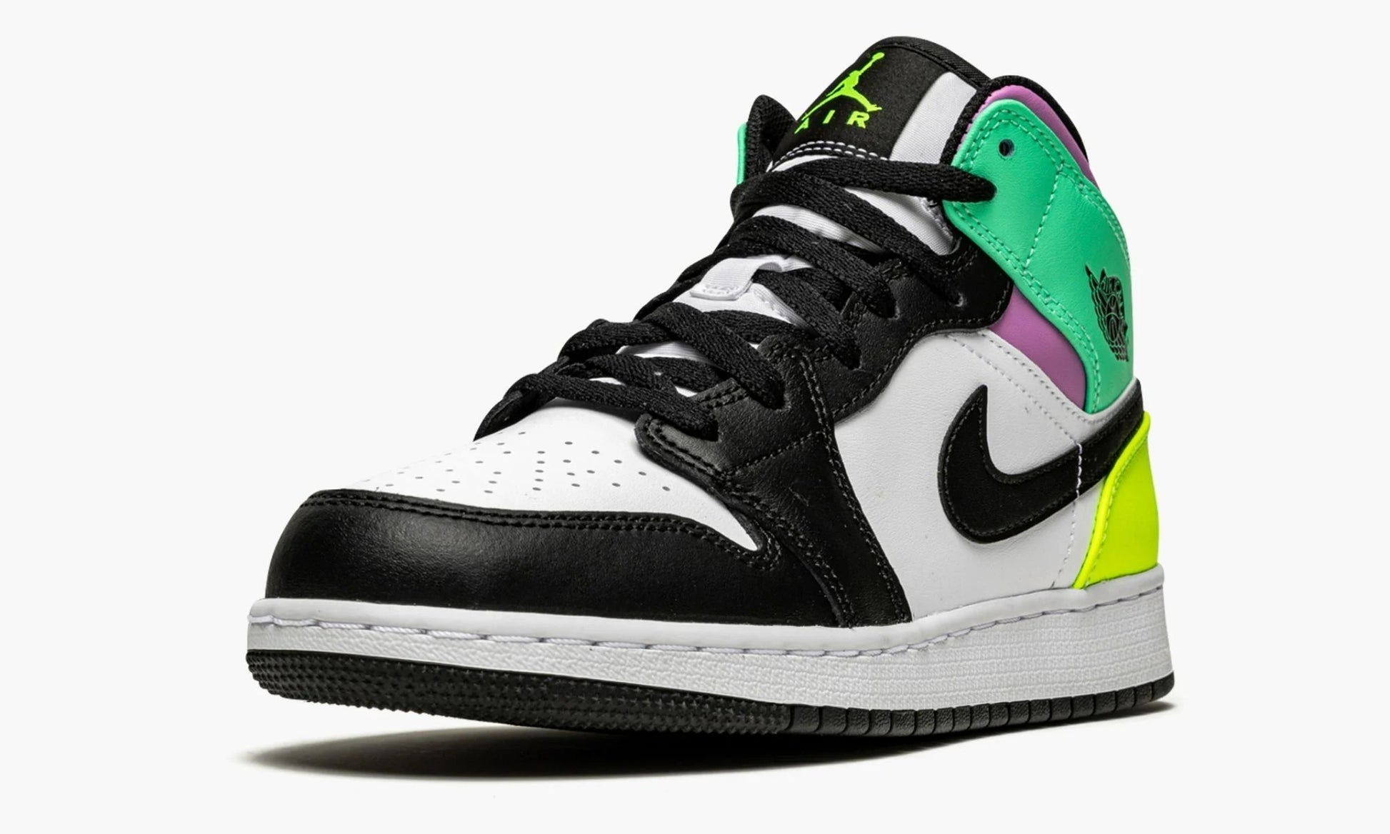 Air Jordan 1 Mid GS "Pastel Black Toe" - 554725 175 | Arcastore