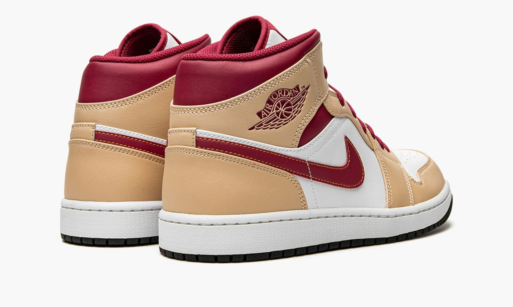 Air Jordan 1 Mid "Light Curry Cardinal" - 554724 201 | Arcastore