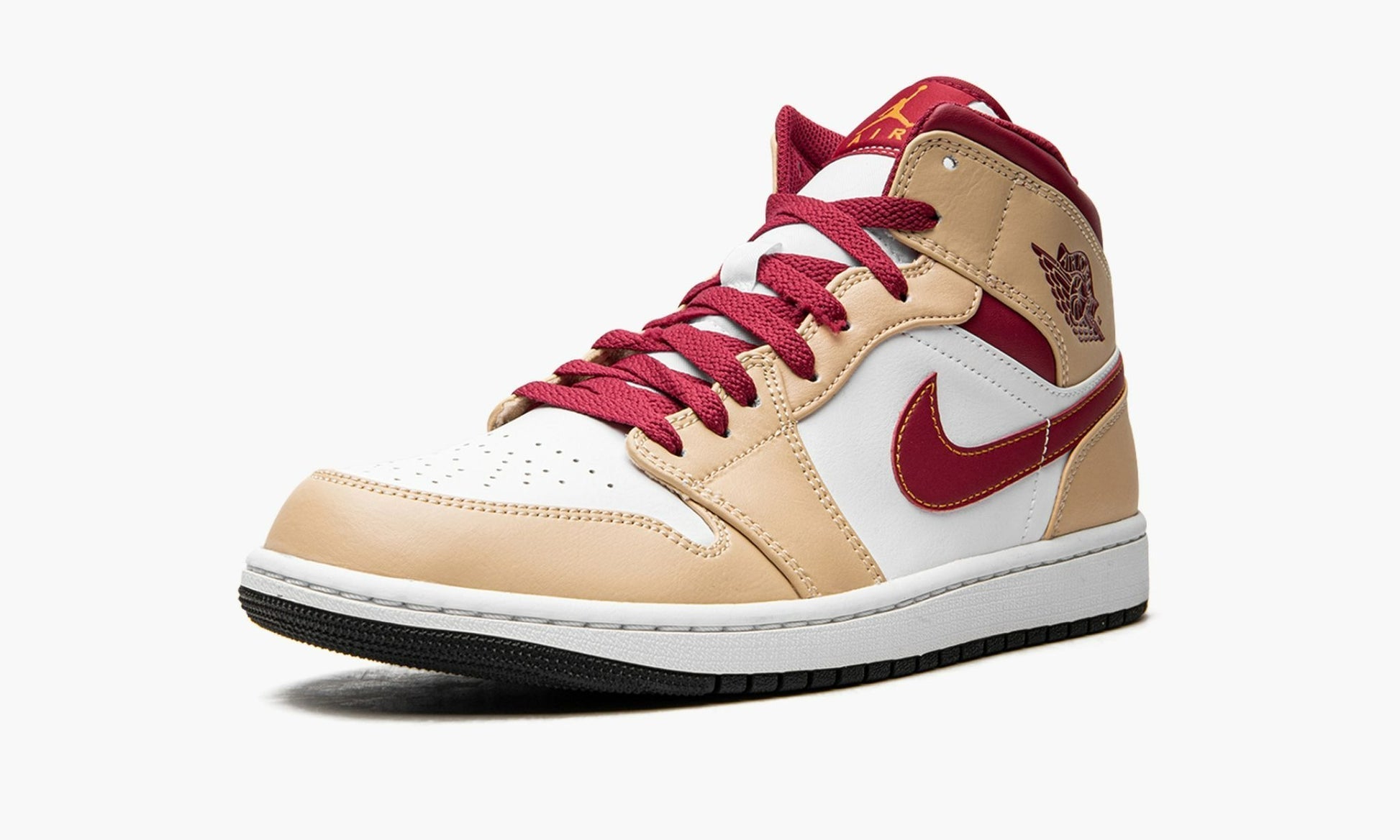 Air Jordan 1 Mid "Light Curry Cardinal" - 554724 201 | Arcastore