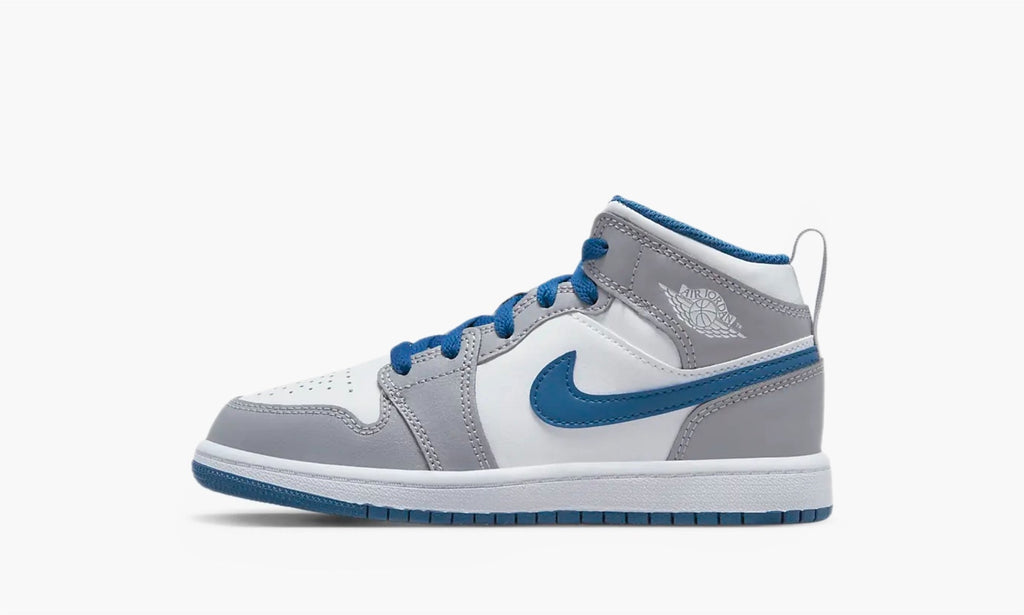 Air Jordan 1 Mid PS "True Blue Cement" - DQ8424 014 | Arcastore