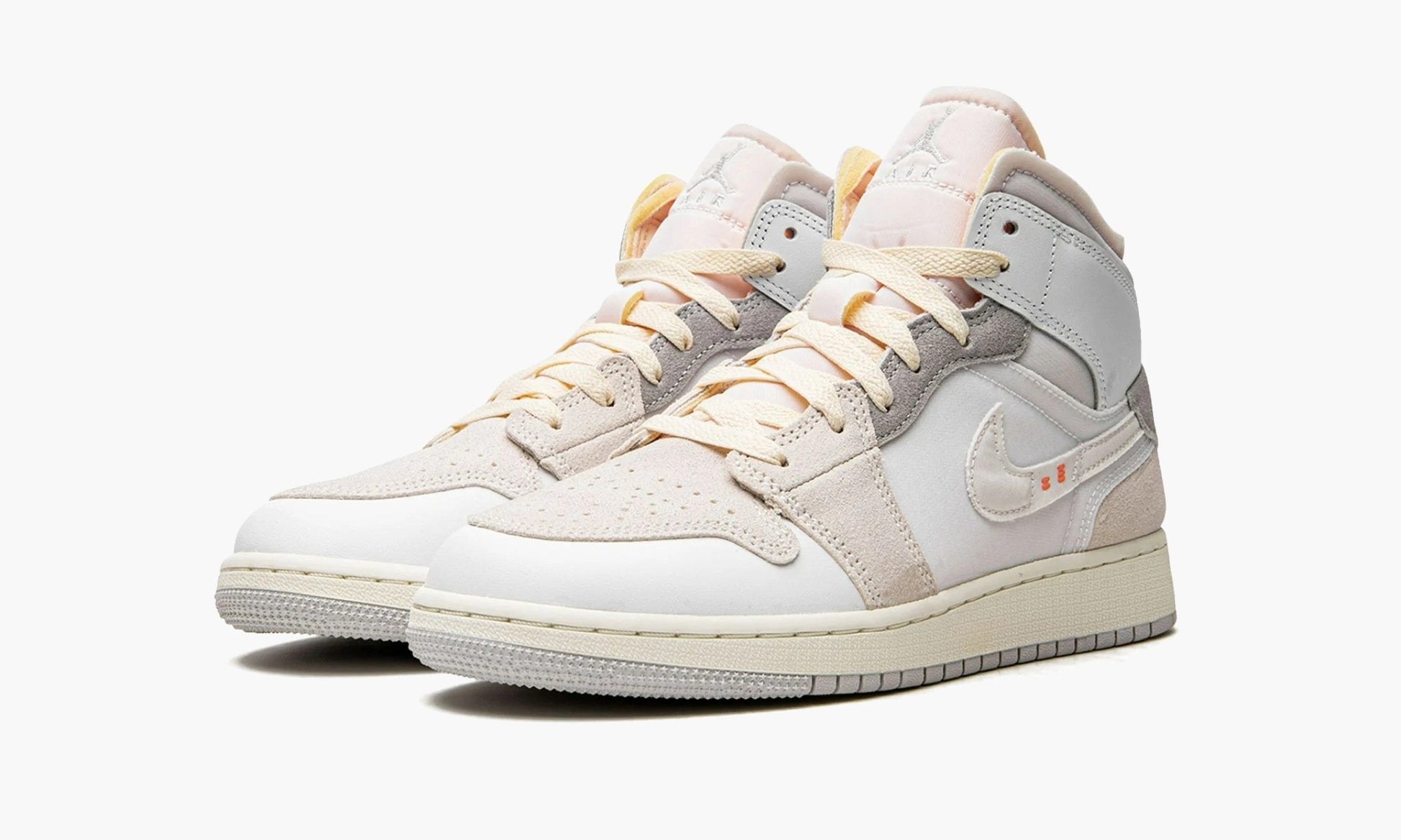 Air Jordan 1 Mid SE GS "Craft Inside Out White Grey" - DQ3726 100 | Arcastore