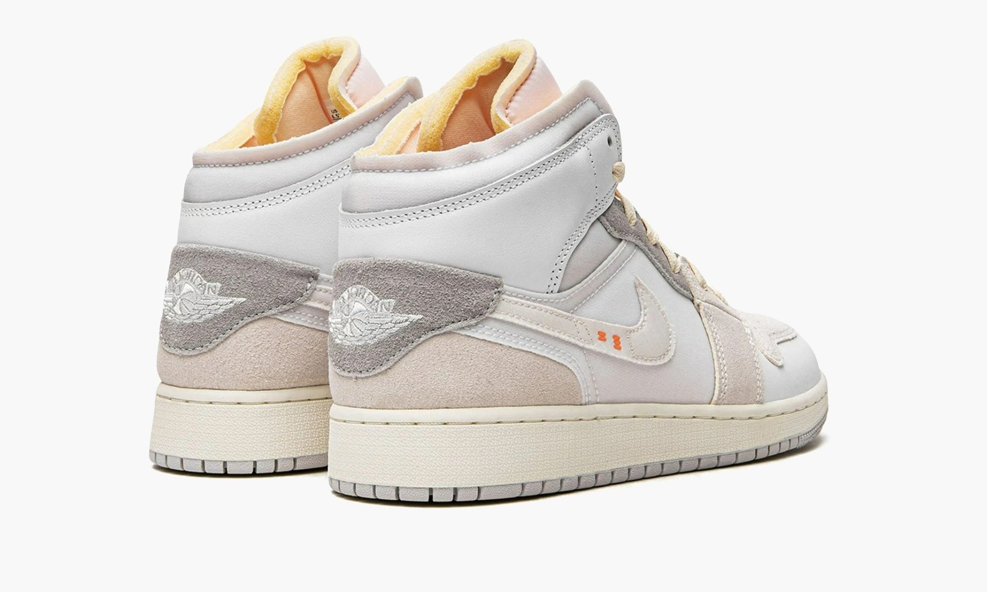Air Jordan 1 Mid SE GS "Craft Inside Out White Grey" - DQ3726 100 | Arcastore