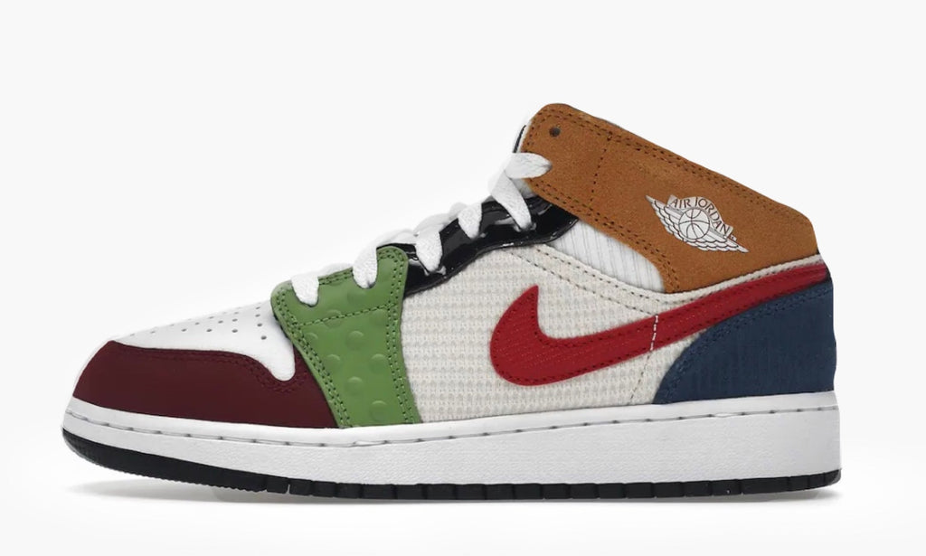 Air Jordan 1 Mid SE GS "Messy Room" - DR6957 100 | Arcastore