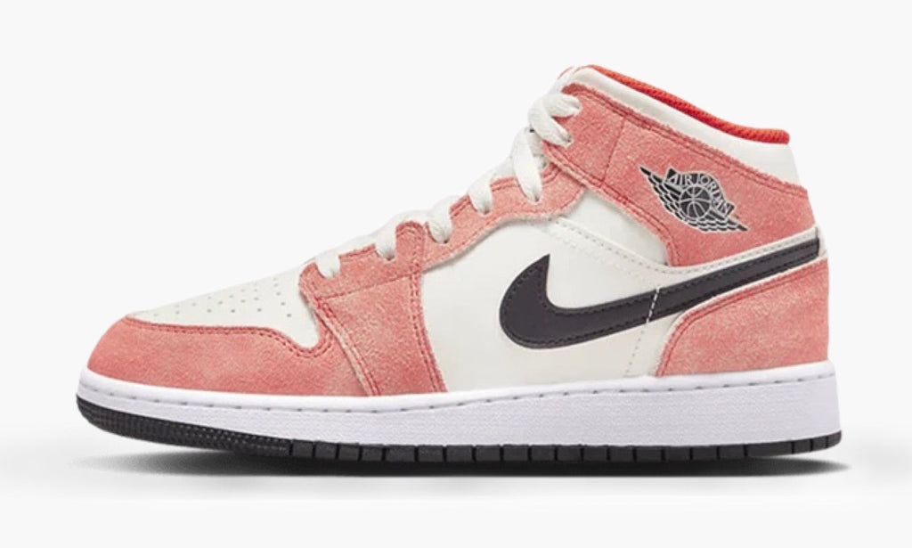 Air Jordan 1 Mid SE GS "Orange Suede" - DV1336 800 | Arcastore