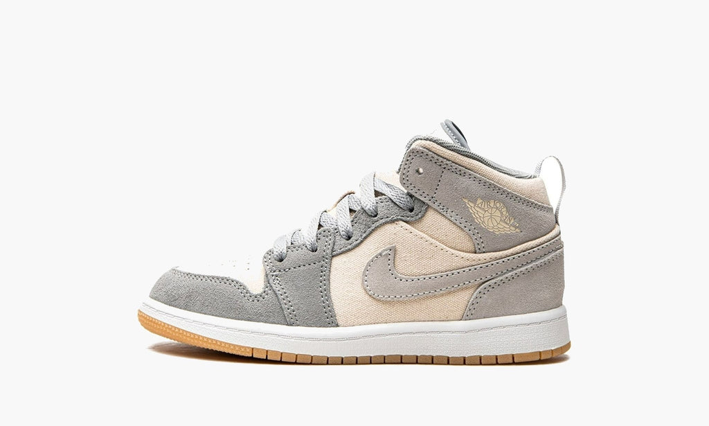 Air Jordan 1 Mid SE PS "Coconut Milk Particle Grey" - DN4345 100 | Arcastore