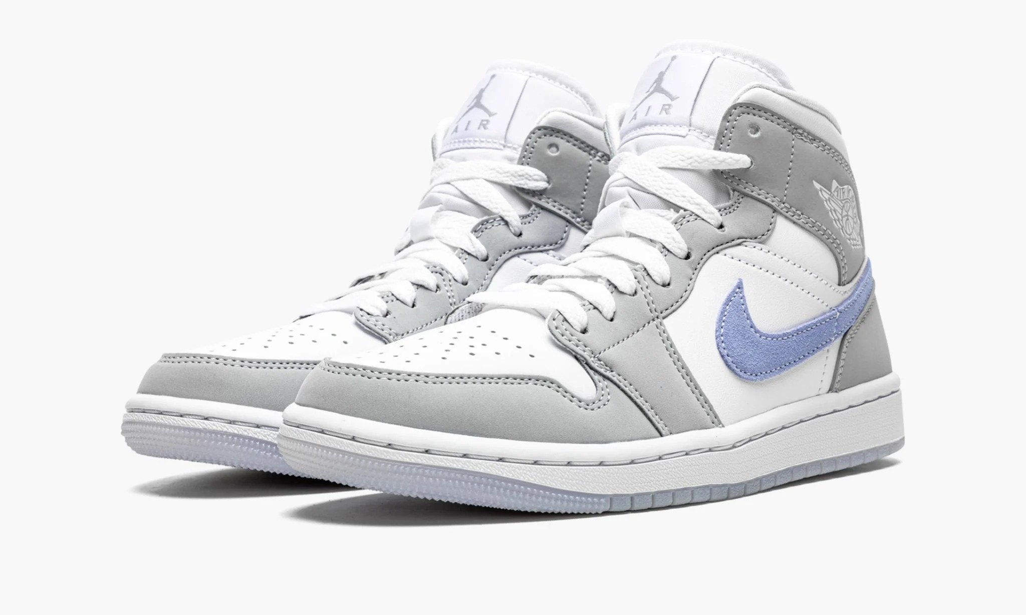 Air Jordan 1 Mid WMNS "Wolf Grey Aluminum" - BQ6472 105 | Grailshop