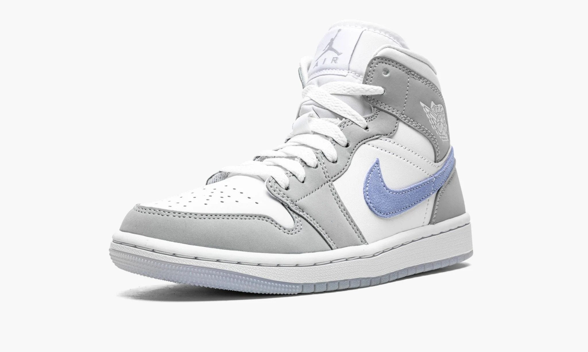 Air Jordan 1 Mid WMNS "Wolf Grey Aluminum" - BQ6472 105 | Grailshop