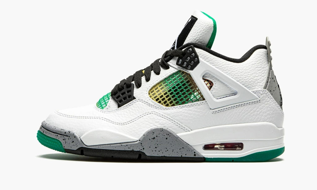 Air Jordan 4 Retro WMNS "Lucid Green Rasta" - AQ9129 100 | Arcastore