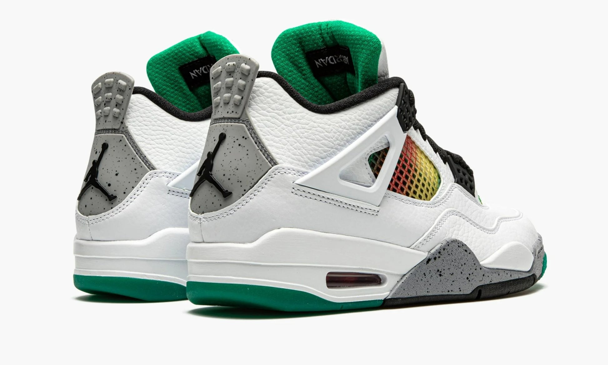 Air Jordan 4 Retro WMNS "Lucid Green Rasta" - AQ9129 100 | Arcastore