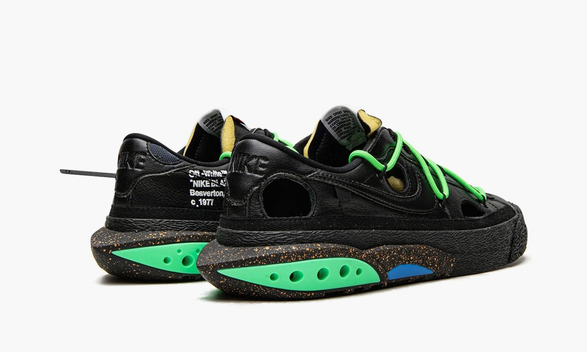 Nike Blazer Low "Off-White Black Electro Green" - DH7863 001 | ARCA