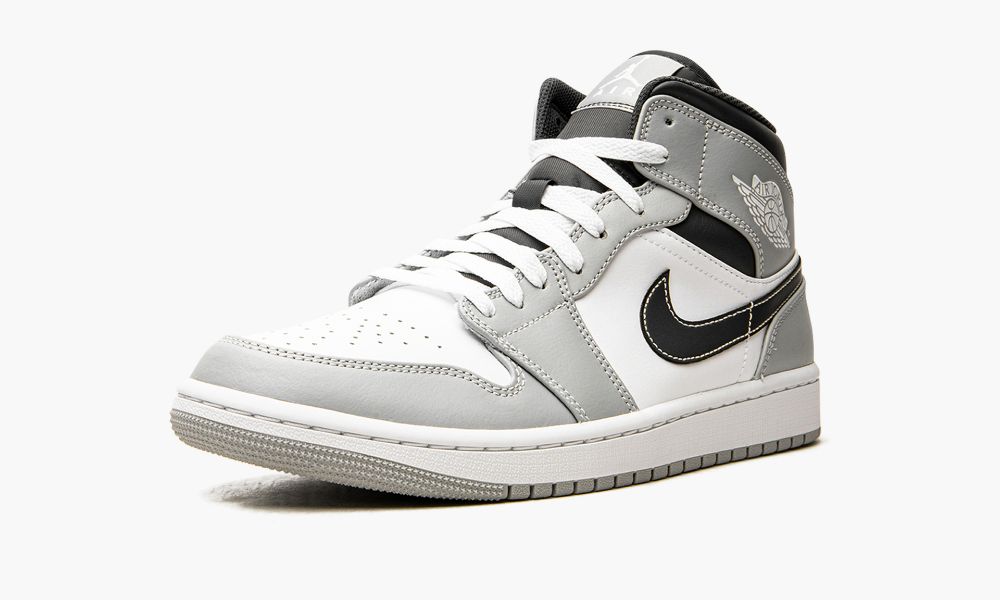 Air Jordan 1 Mid "Light Smoke Grey 2.0 / Anthracie" - 554724 078 | Grailshop