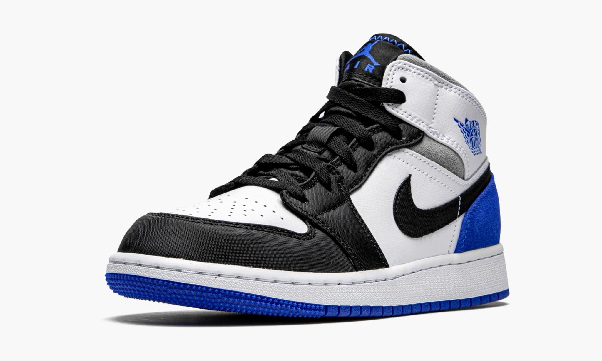 Air Jordan 1 Mid GS "Royal White" - BQ6931 102 | Grailshop
