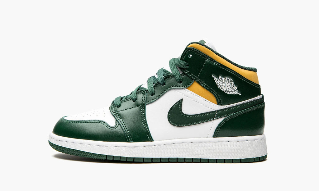 Nike Air Jordan 1 Mid GS "Sonics" - 554725 371 | WAYOFF