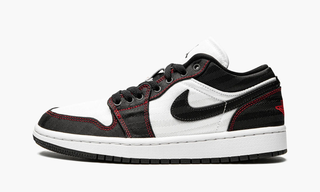 Nike Air Jordan 1 Low SE Utility WMNS "White Black Gym Red" - DD9337 106 | Grailshop